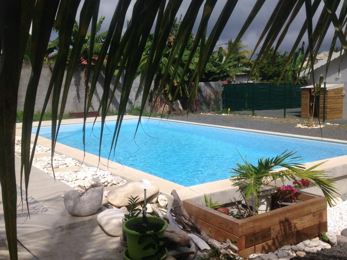 Chambre D'Hote Coeur-Coco Piscine Saint-Francois  Exterior foto