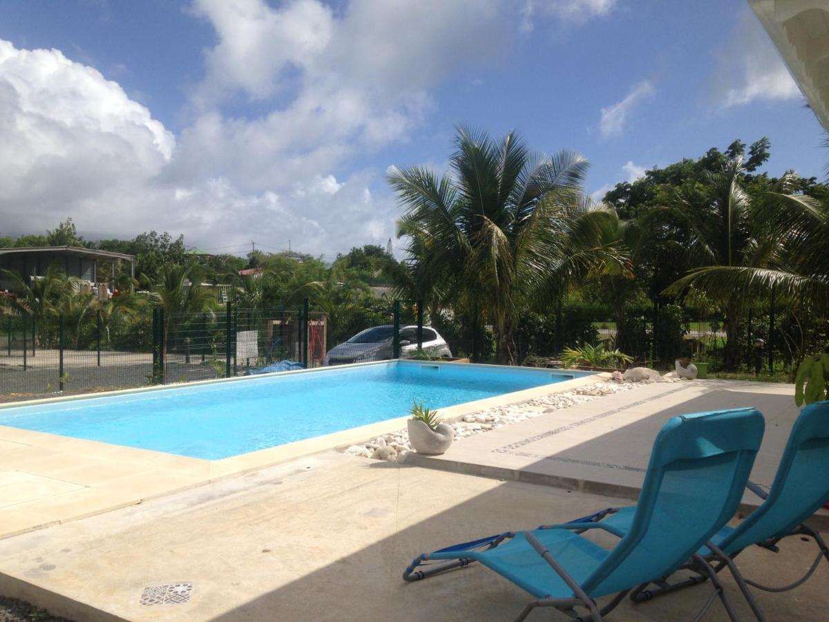 Chambre D'Hote Coeur-Coco Piscine Saint-Francois  Exterior foto
